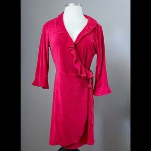 Victoria’s Secret Angels Red Fleece Robe Size M/L